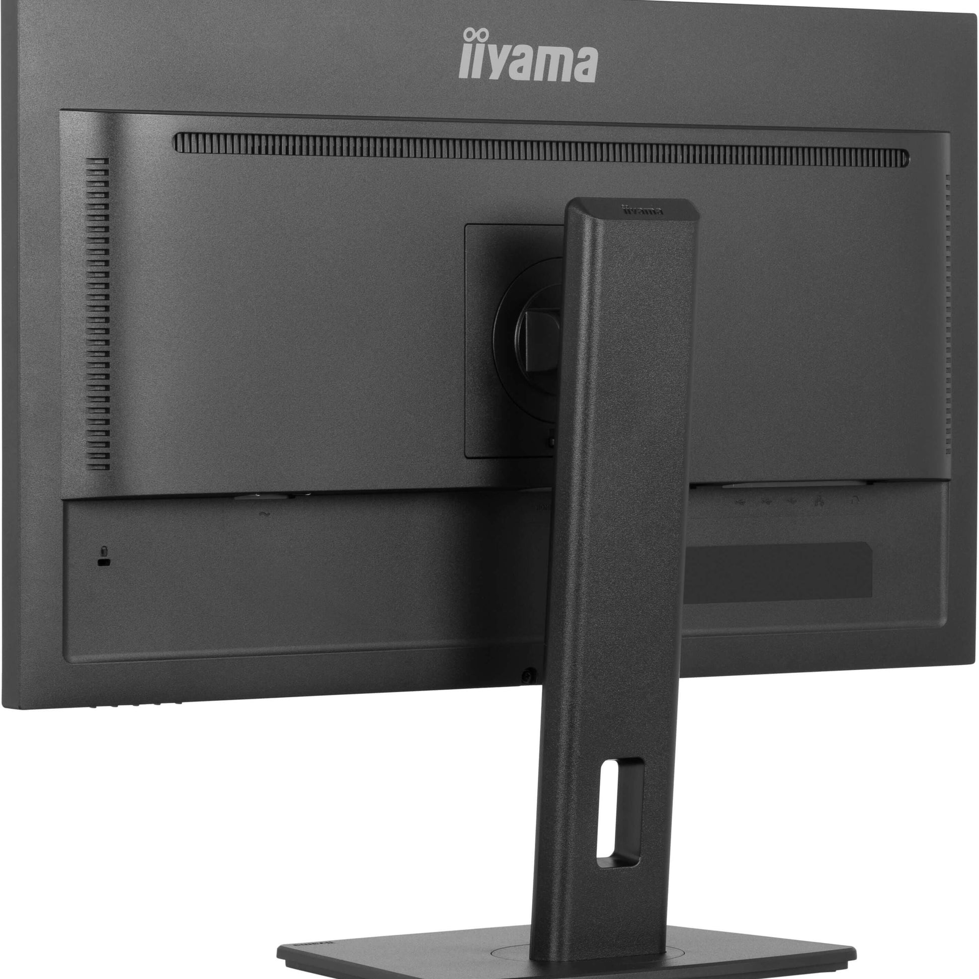 Dark Slate Gray iiyama ProLite XUB2797QSNP-B1 27’’ WQHD IPS Monitor with RJ45 (LAN), KVM Switch & USB-C Dock (96W Power Delivery)