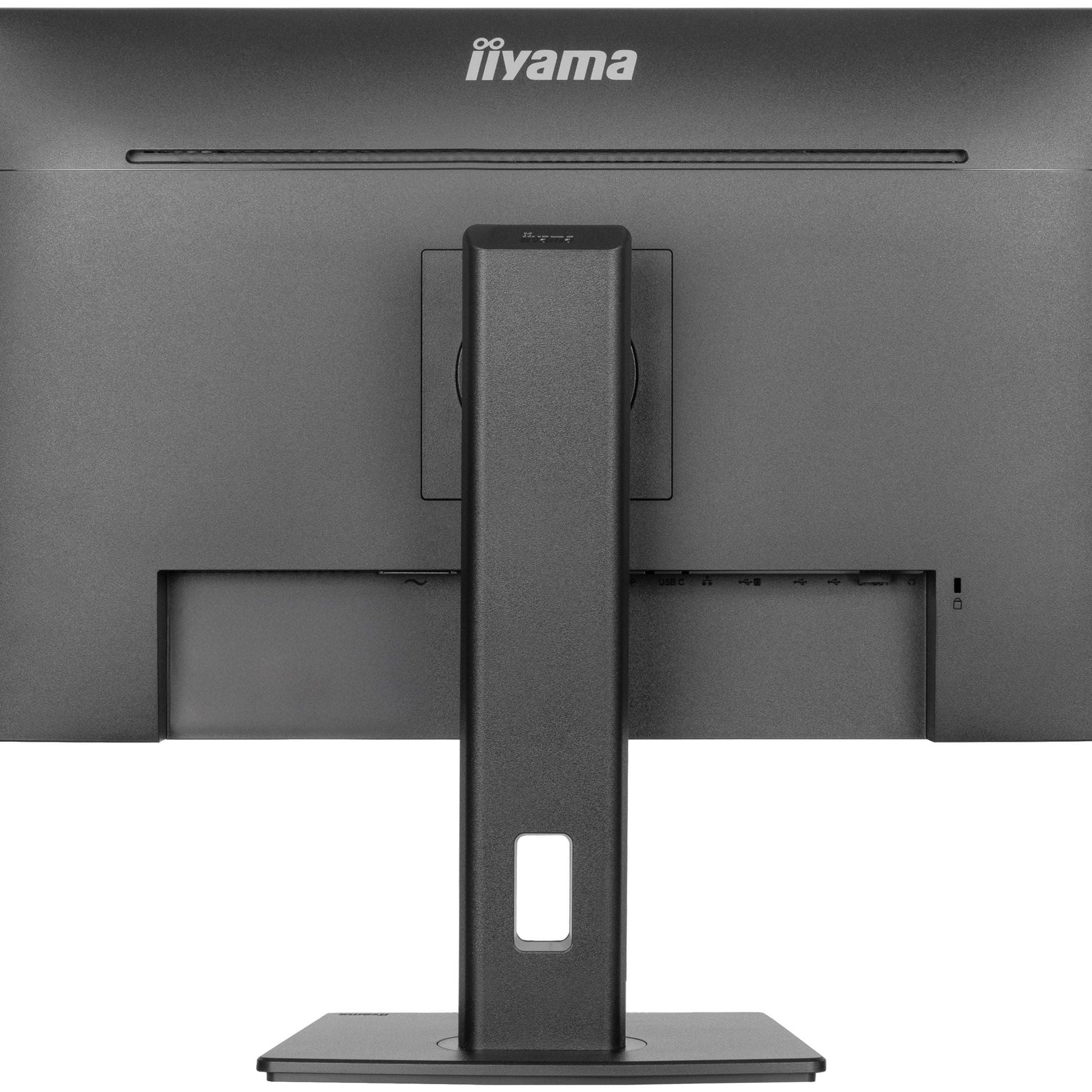 Dim Gray iiyama ProLite XUB2797UHSNP-B1 27" 4K IPS Desktop Monitor with USB-C (96W PD), KVM Switch, and RJ45