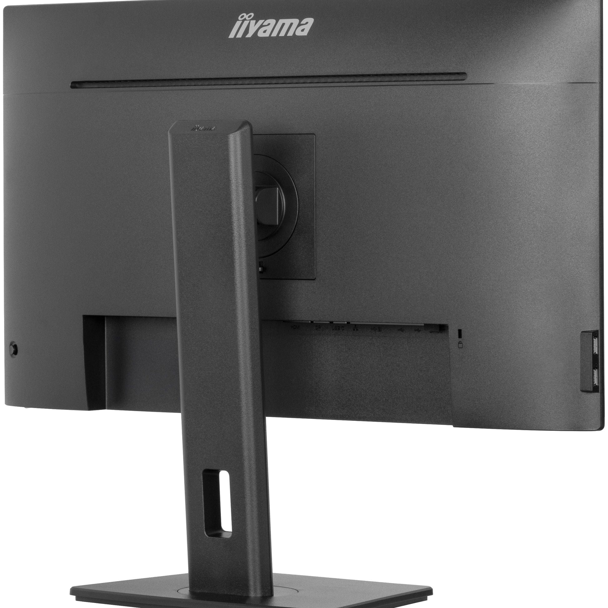 Dark Slate Gray iiyama ProLite XUB2797UHSNP-B1 27" 4K IPS Desktop Monitor with USB-C (96W PD), KVM Switch, and RJ45