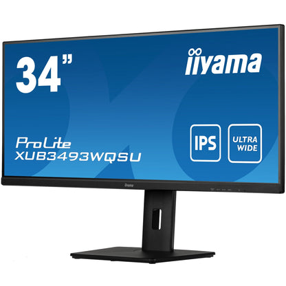 Dark Cyan iiyama ProLite XUB3493WQSU-B5 34" IPS Ultra-Wide Display