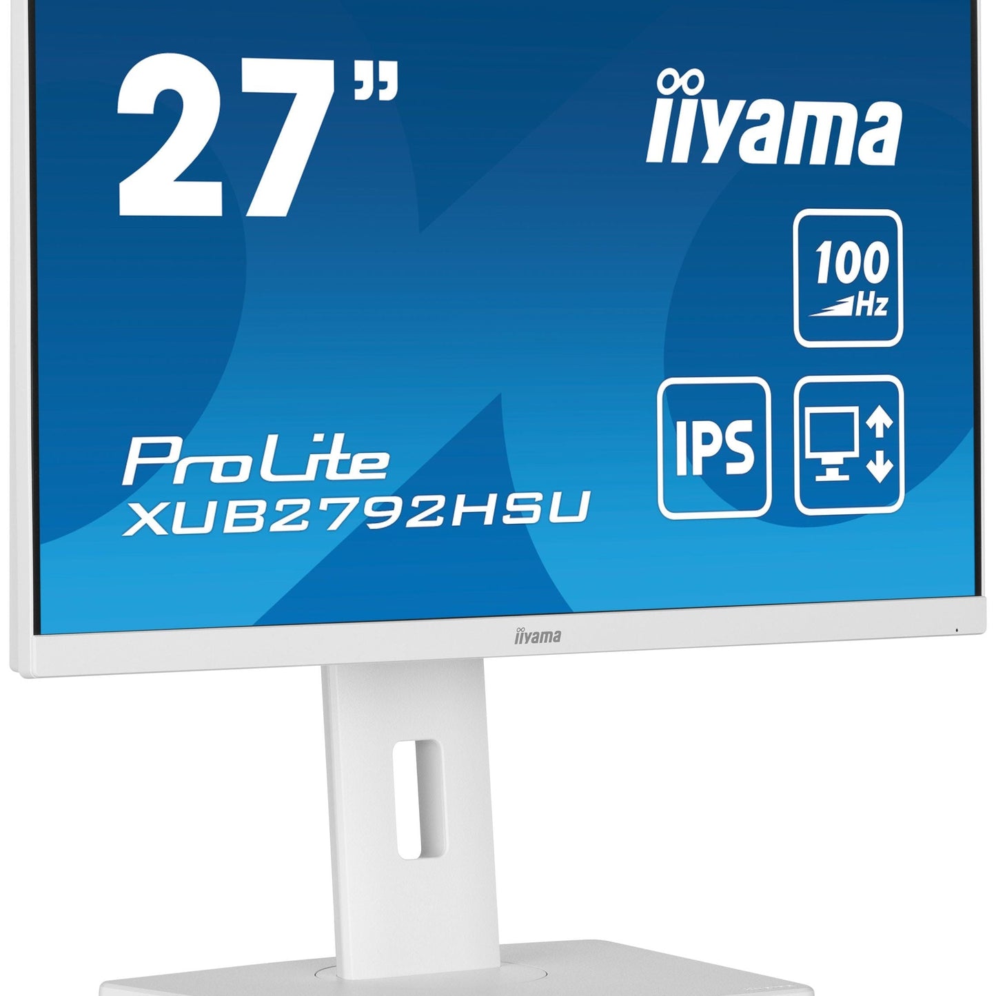 Dark Cyan iiyama ProLite XUB2792HSU-W6 27" IPS 100Hz LED Full HD Display in White