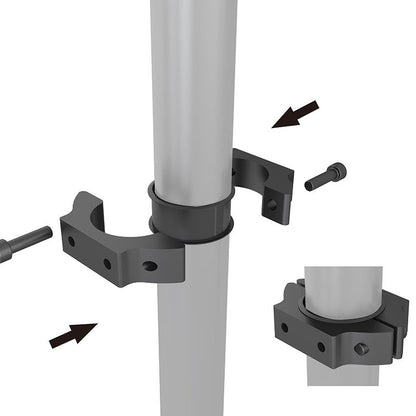 Dark Gray Multibrackets M Ceiling Mount Pro MBC1U White