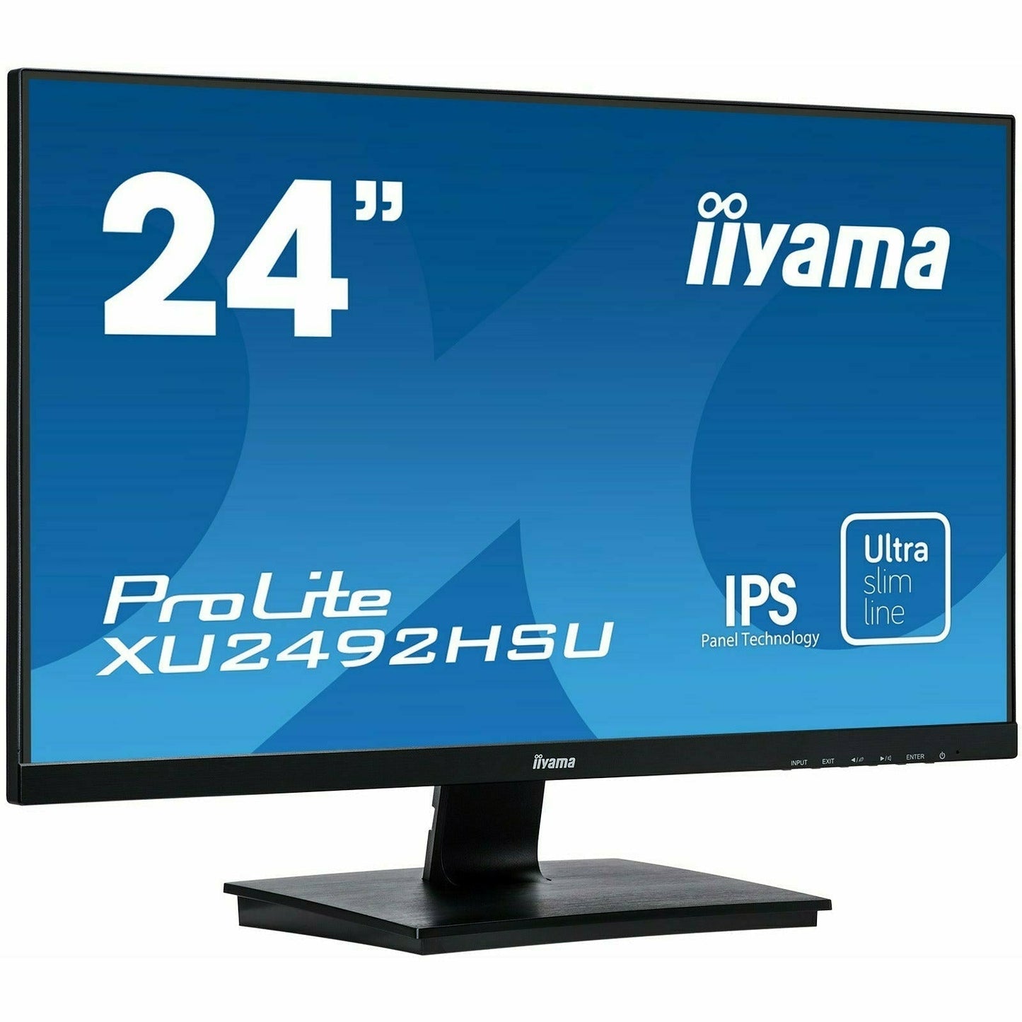Dark Cyan iiyama XU2492HSU-B1 24" IPS LCD Slim Bezel Monitor