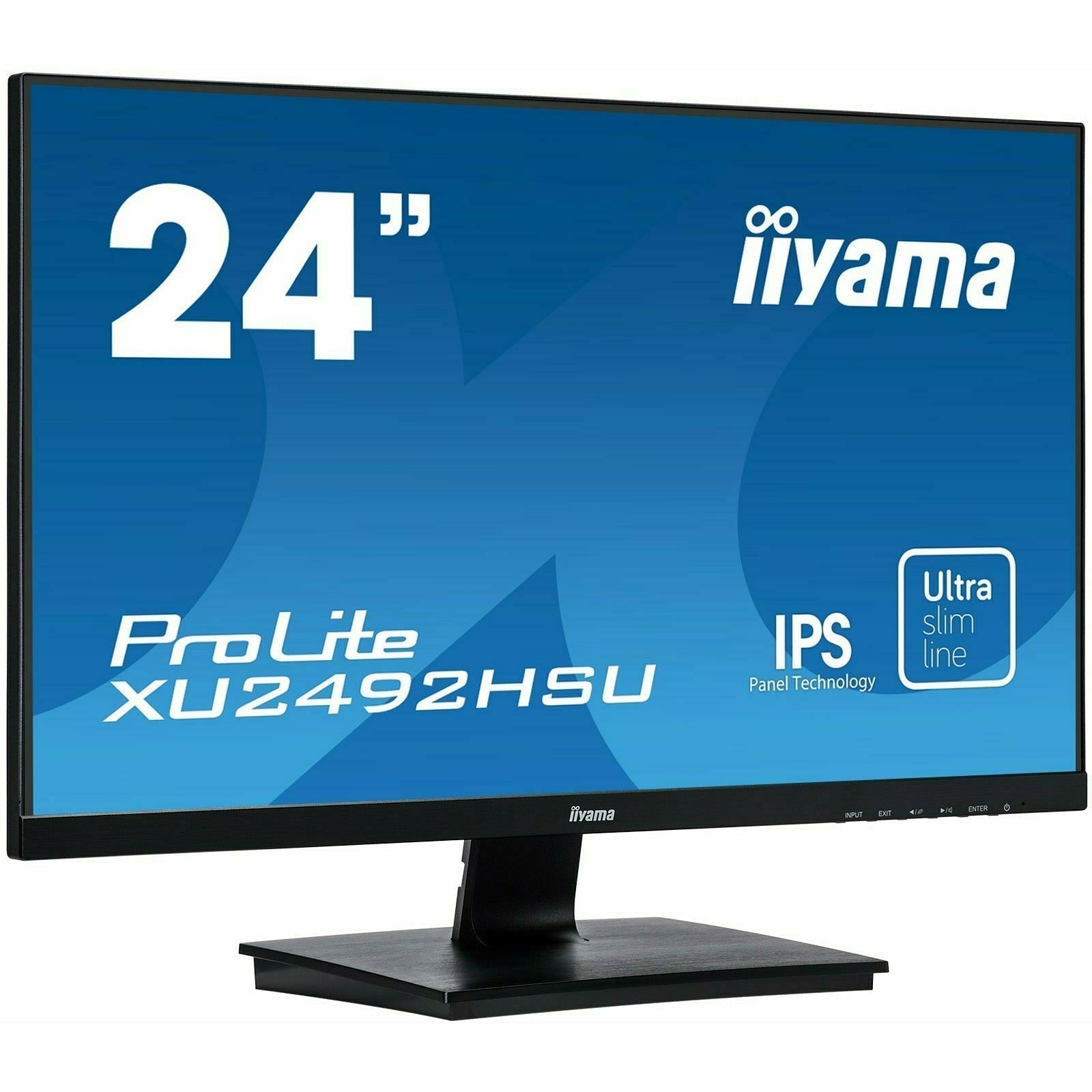 Dark Cyan iiyama XU2492HSU-B1 24" IPS LCD Slim Bezel Monitor