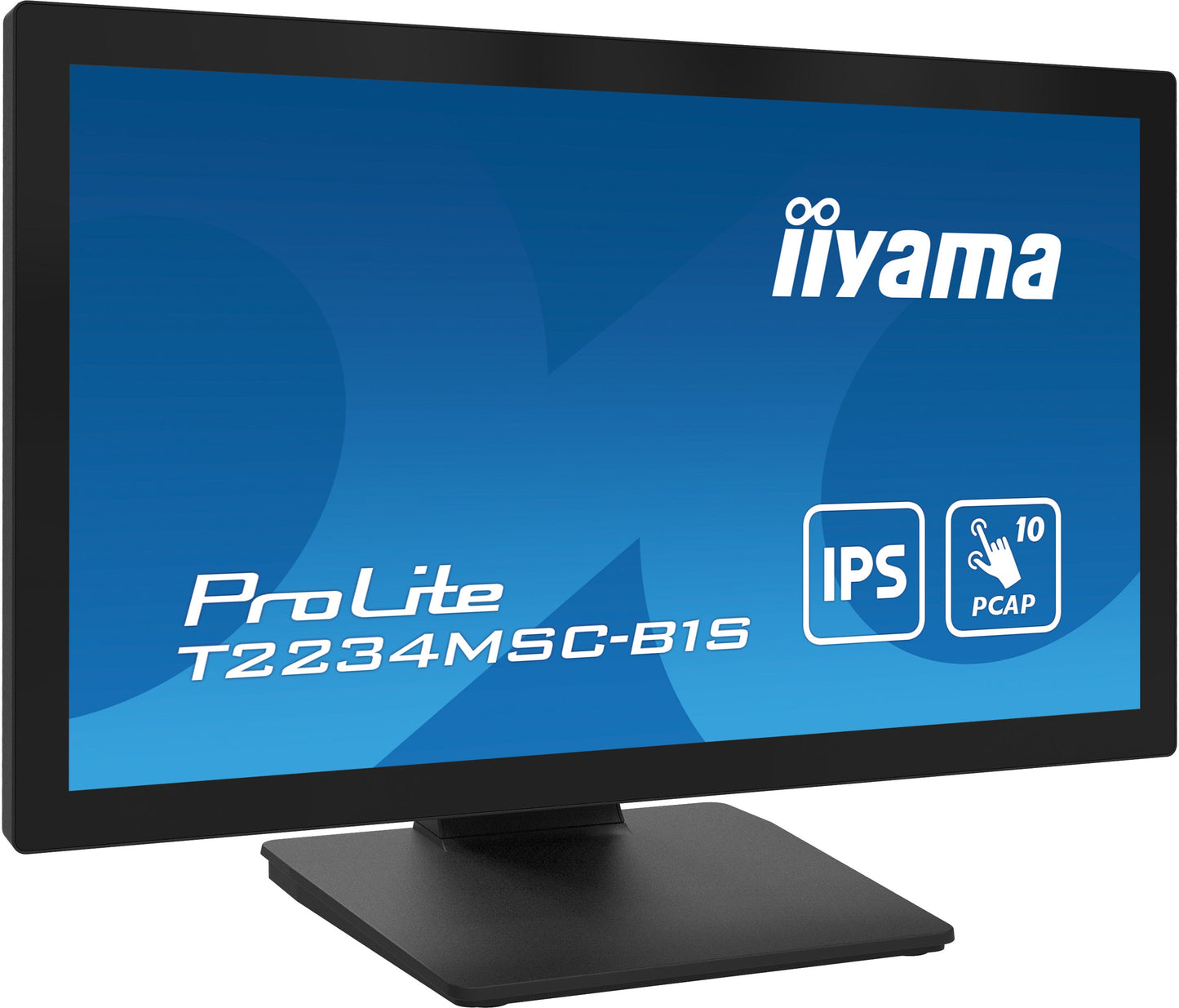 Dark Cyan iiyama ProLite T2234MSC-B1S 22" Full HD 10pt PCAP IPS Touchscreen with Anti Fingerprint Coating