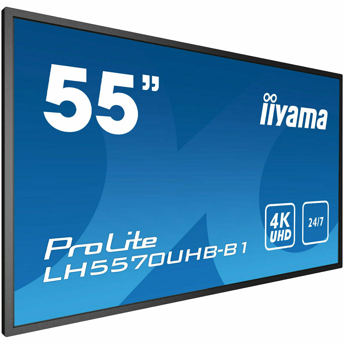 Dark Cyan iiyama ProLite LH5570UHB-B1 55" Large Format Display with 24/7, 4K UHD, Android 9.0 and 700cd/m² High Brightness