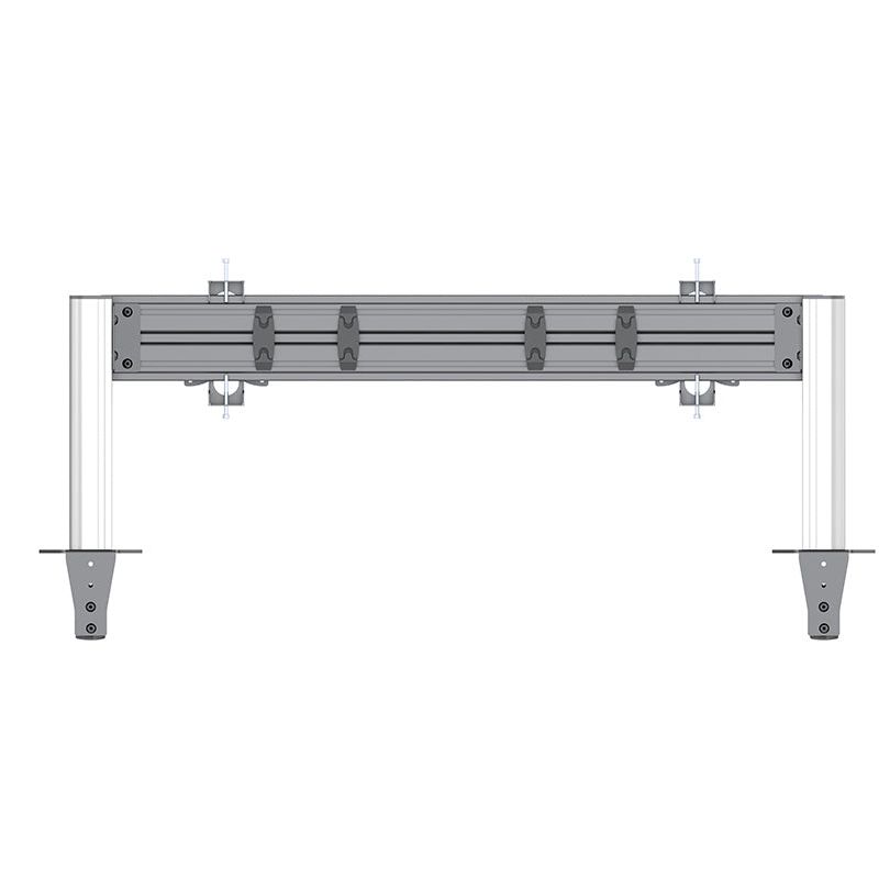 Dark Gray Multibrackets M Deskmount Column Pro MBDM2X1U