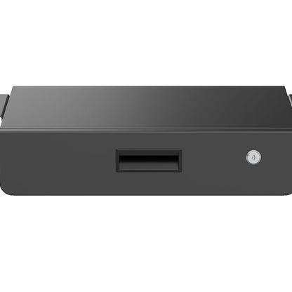 Dark Slate Gray Multibrackets M Under Desk Drawer Lockable, Black