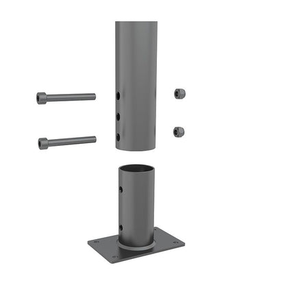 Dim Gray Multibrackets M Pro Series - Enclosure B2B Pole Connector