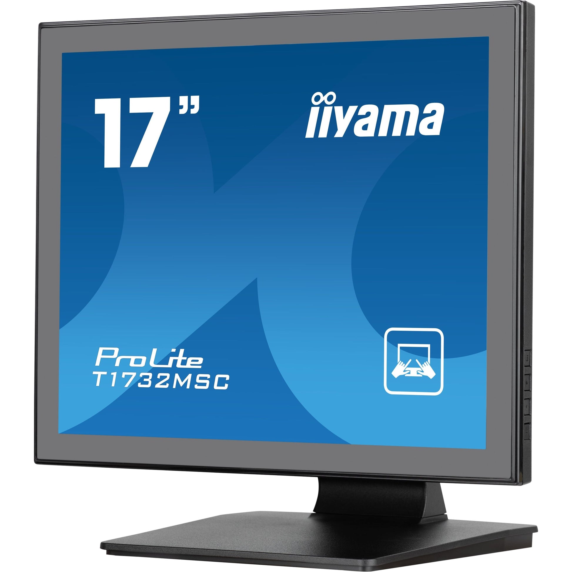 Steel Blue iiyama ProLite computer monitor 43.2 cm (17") 1280 x 1024 pixels LED Touchscreen Table Black