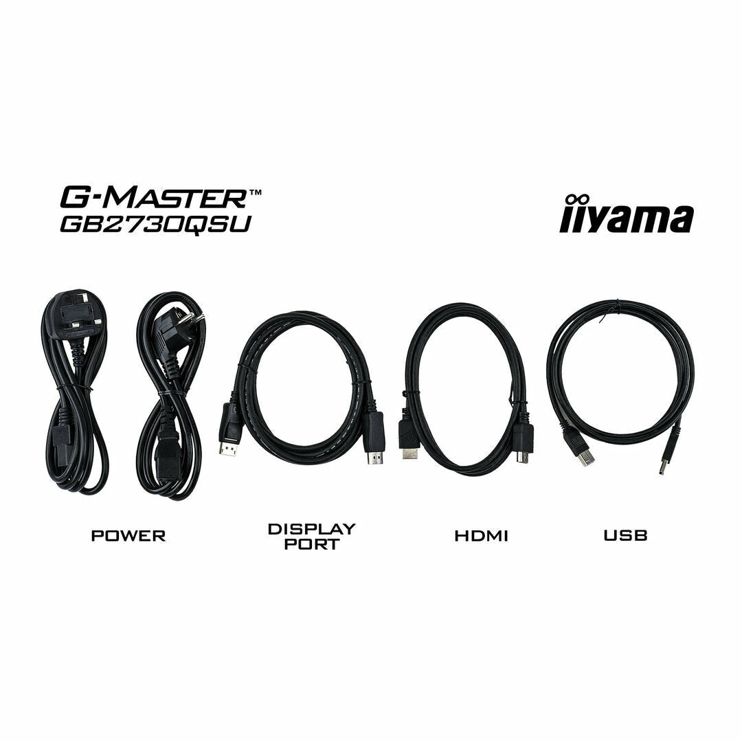 Black iiyama ProLite GB2730QSU-B1 27" Silver Crow Gaming Monitor