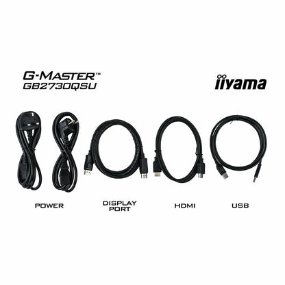 Black iiyama ProLite GB2730QSU-B1 27" Silver Crow Gaming Monitor