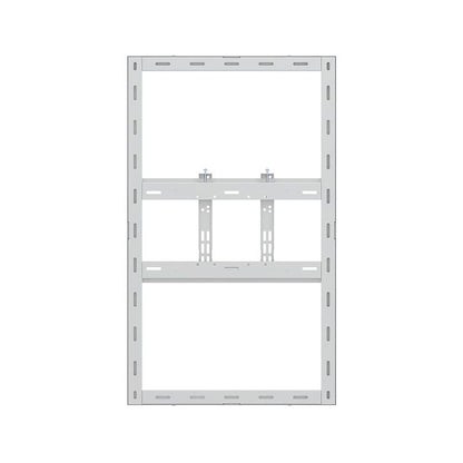 Light Gray Multibrackets M Pro Series - Enclosure 43" Wall Slim Small White
