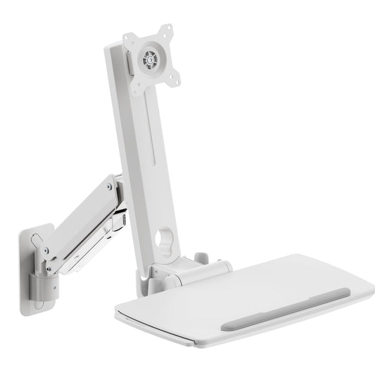 Light Gray Multibrackets M Workstation Arm Single Basic