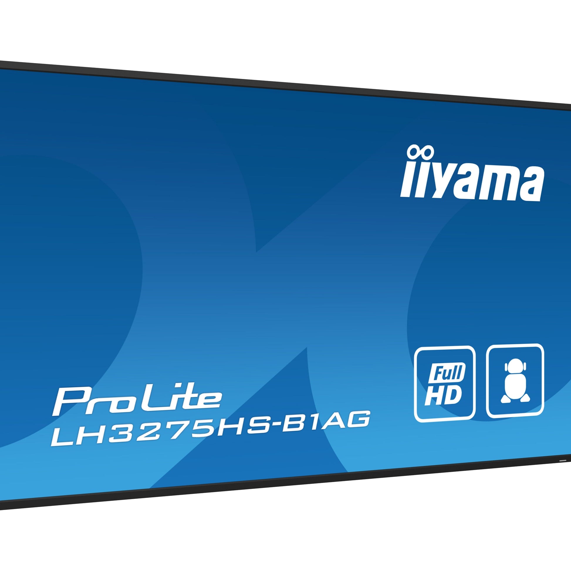Dark Cyan iiyama ProLite Digital signage flat panel 81.3 cm (32") LCD Wi-Fi 500 cd/m² Full HD Black Built-in processor Android 11 24/7