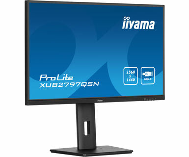 Dark Cyan iiyama ProLite XUB2797QSN-B1 computer monitor 68.6 cm (27") 2560 x 1440 pixels Wide Quad HD LED Black