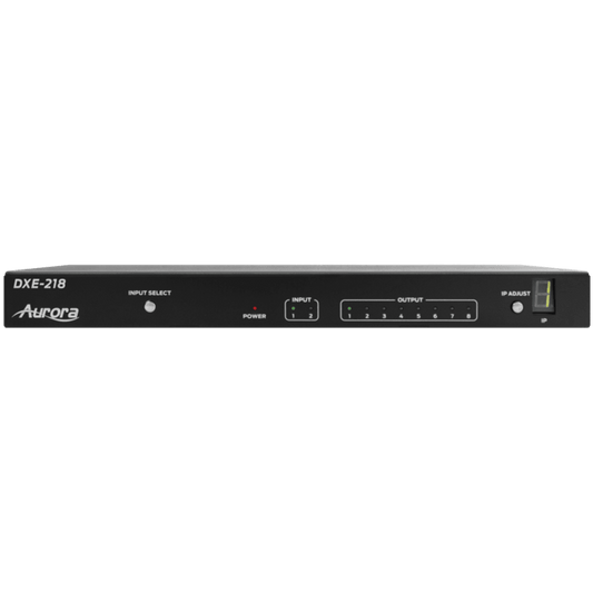 Dark Slate Gray Aurora DXE-218 2-to-8 HDMI 4k Advanced Splitter