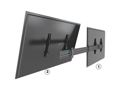 Dim Gray Multibrackets M Wallmount Pro MBW2UHD Tilt Black