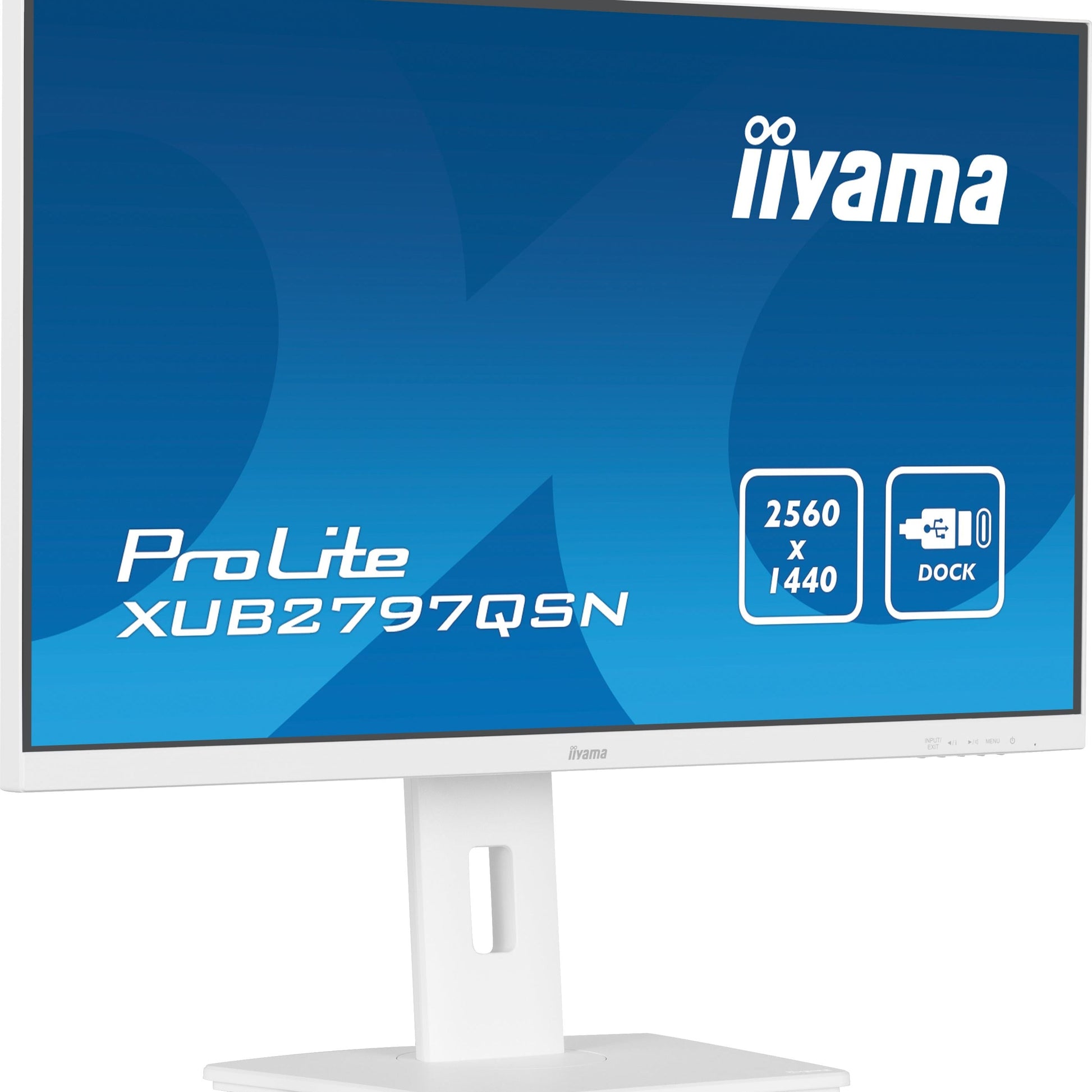 Dark Cyan iiyama G-MASTER XUB2797QSN-W2 computer monitor 68.6 cm (27") 2560 x 1440 pixels 4K Ultra HD LED White
