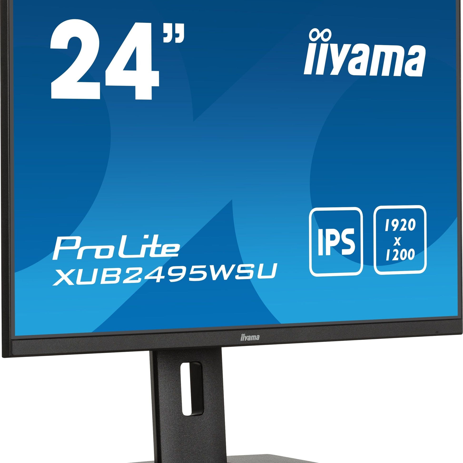 Dark Cyan iiyama ProLite XUB2495WSU-B7 computer monitor 61 cm (24") 1920 x 1200 pixels 4K Ultra HD LED Black