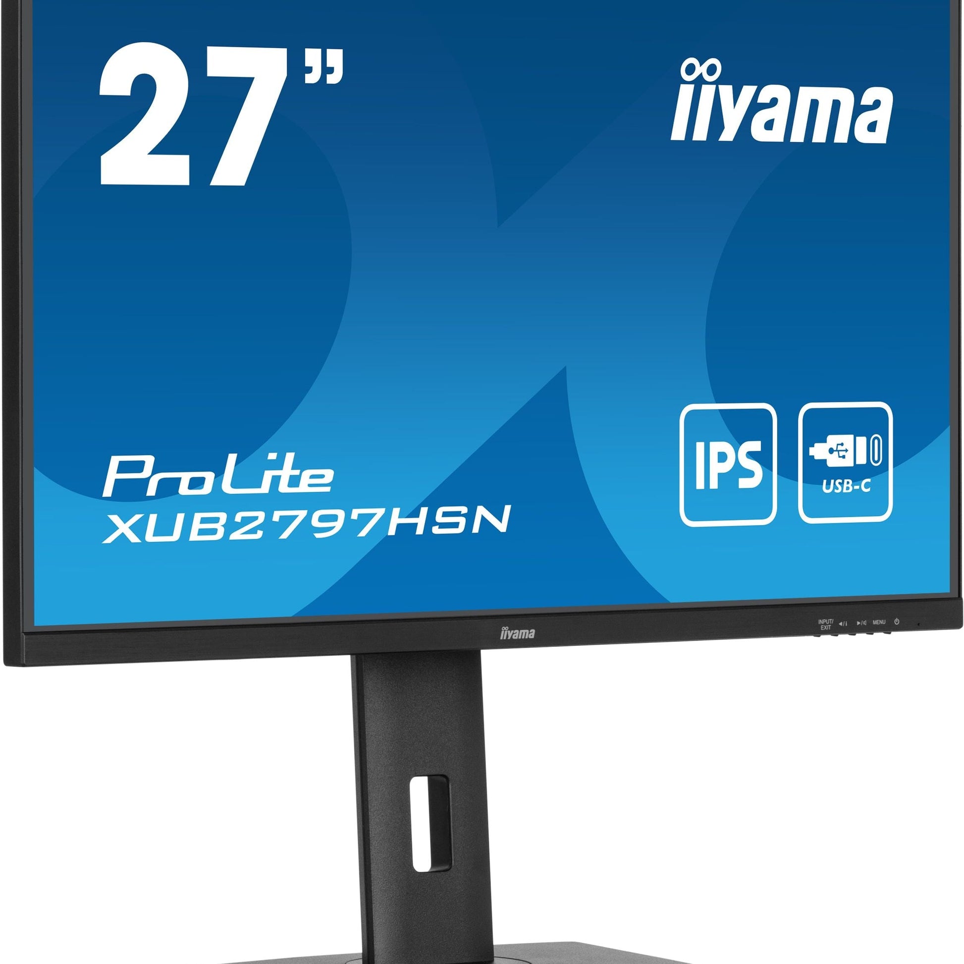 Dark Cyan iiyama ProLite XUB2797HSN-B2 computer monitor 68.6 cm (27") 1920 x 1080 pixels Full HD LED Black