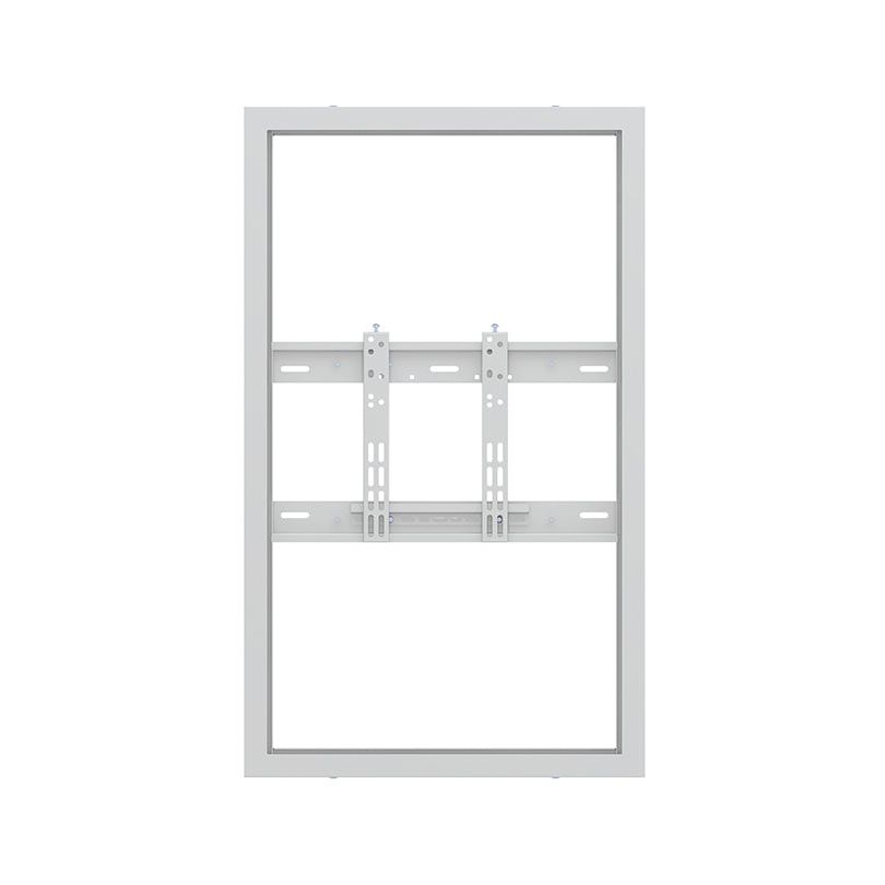 Light Gray Multibrackets M Pro Series - Enclosure 43" Wall Slim Small White