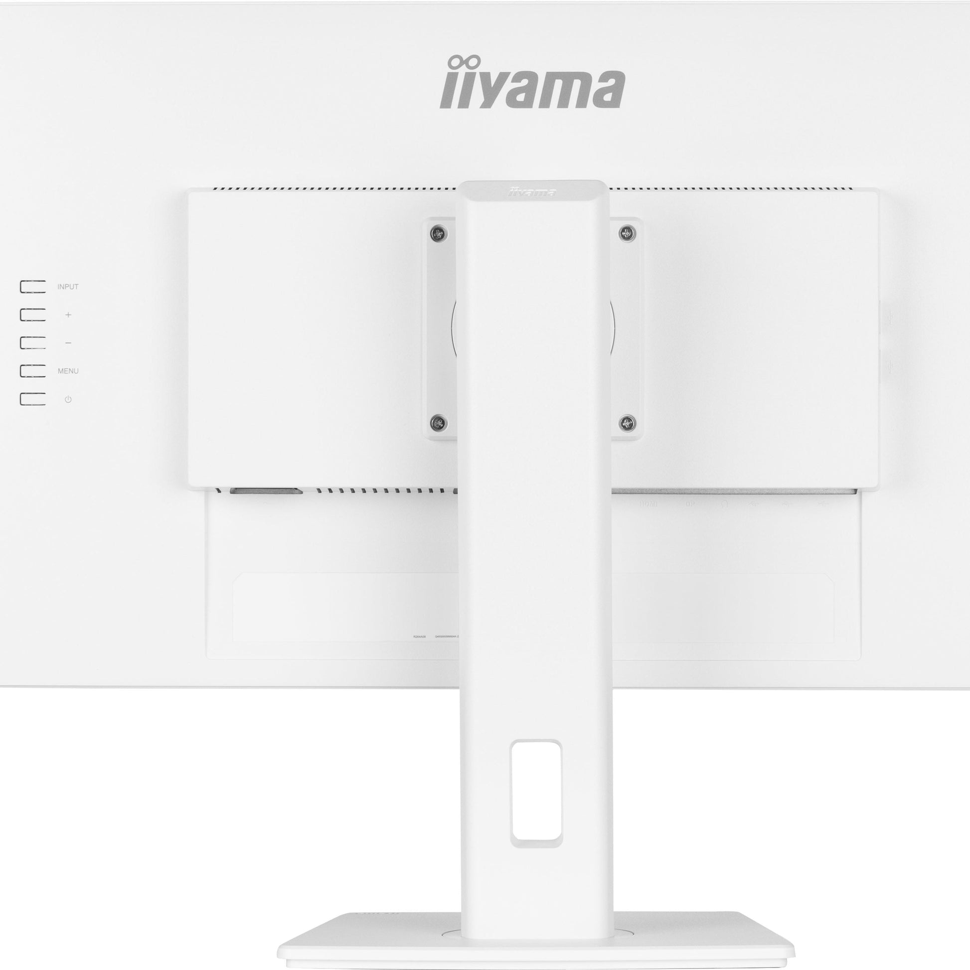 White Smoke iiyama ProLite XUB2792QSU-W6 27” WQHD IPS technology panel with USB hub and 100Hz refresh rate and 150mm height adjustable stand