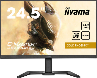 Dark Slate Gray iiyama G-Master GB2590HSU-B5 Gold Phoenix 24.5" 240Hz Gaming Monitor