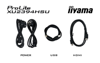 Black iiyama ProLite XU2293HSU-B6 21.5" 1920 x 1080 pixels Full HD LED Display