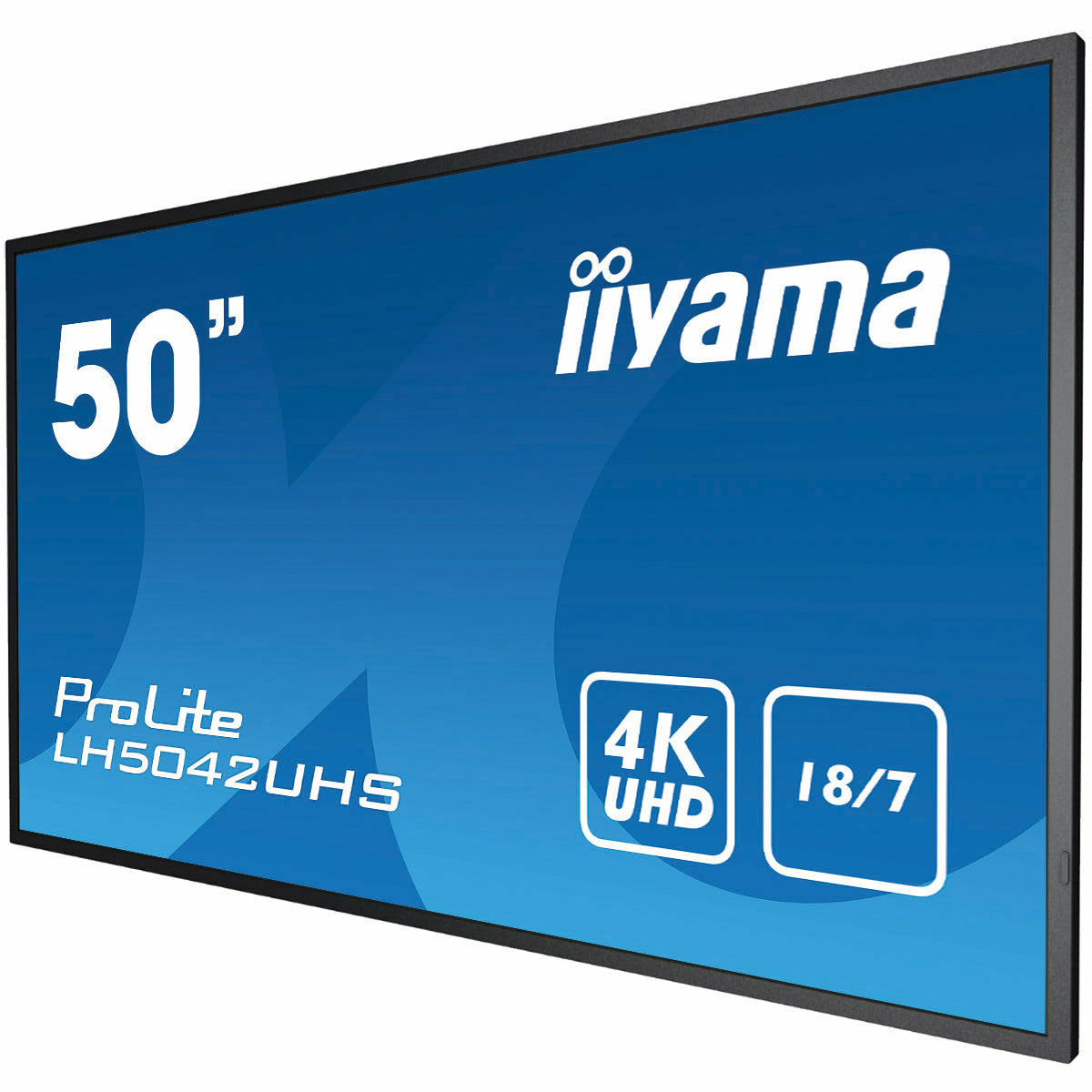 Dark Cyan iiyama ProLite LH5042UHS-B3 50" 18/7 with Android 8.0 and iiyama N-sign integrated Signage Platform