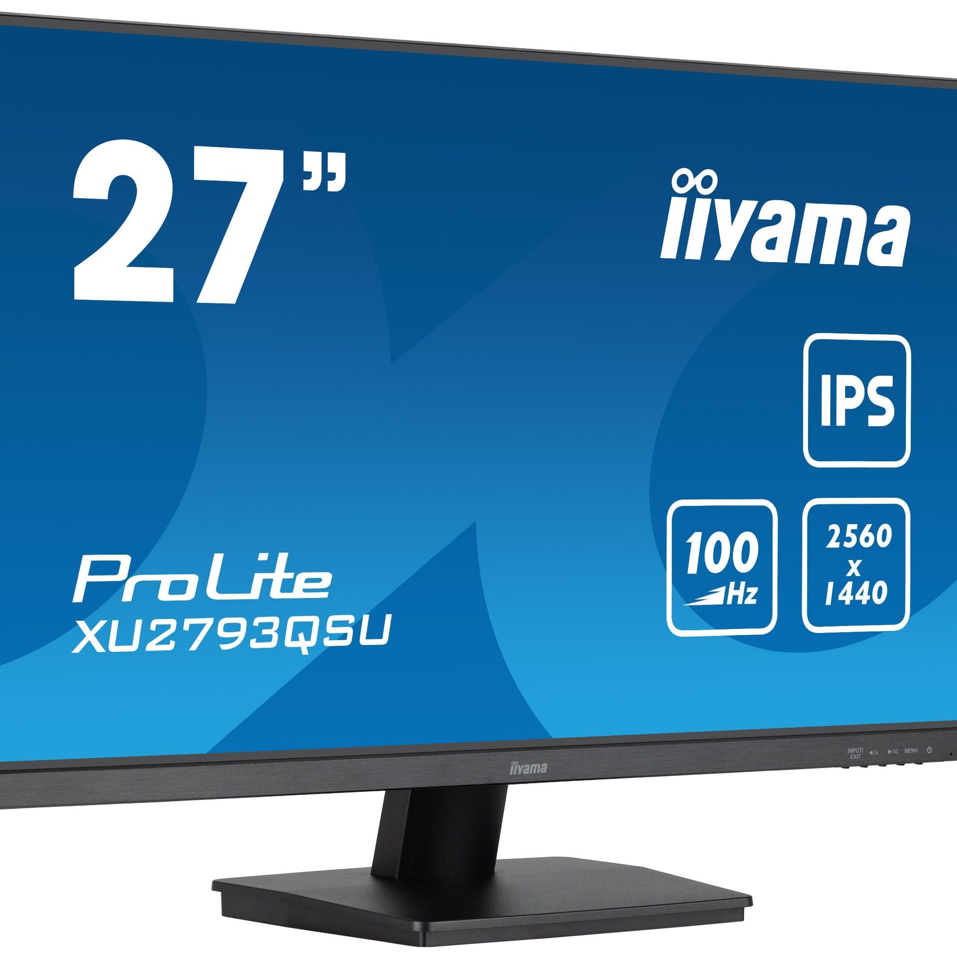 Dark Cyan iiyama ProLite XU2793QSU-B7 LED display 68.6 cm (27") 2560 x 1440 pixels Wide Quad HD Black