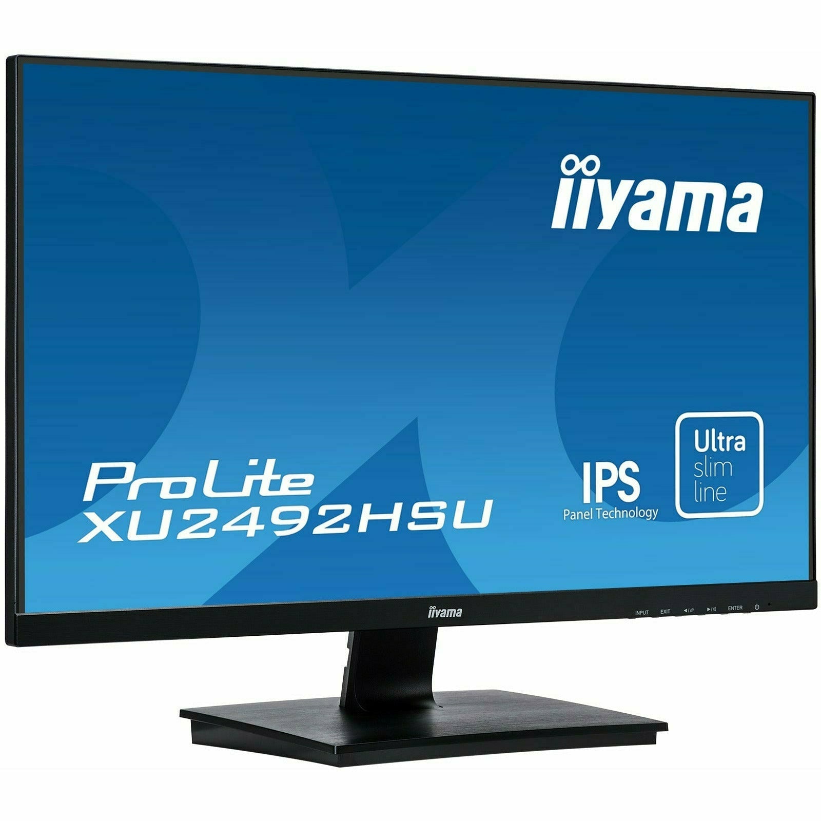 Dark Cyan iiyama XU2492HSU-B1 24" IPS LCD Slim Bezel Monitor