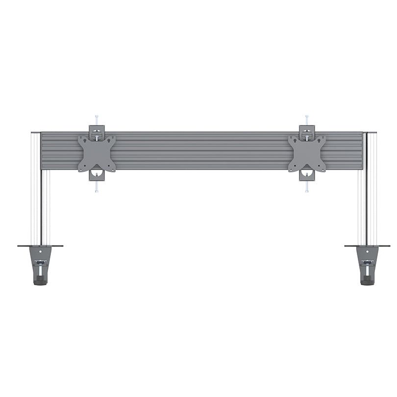 Light Slate Gray Multibrackets M Deskmount Column Pro MBDM2X1U
