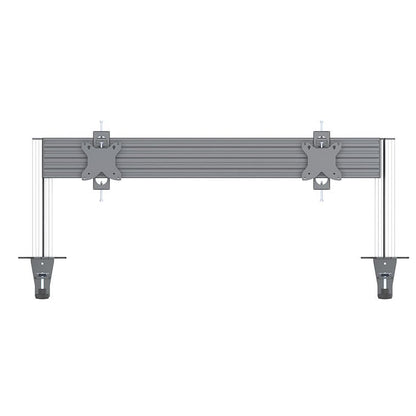 Light Slate Gray Multibrackets M Deskmount Column Pro MBDM2X1U