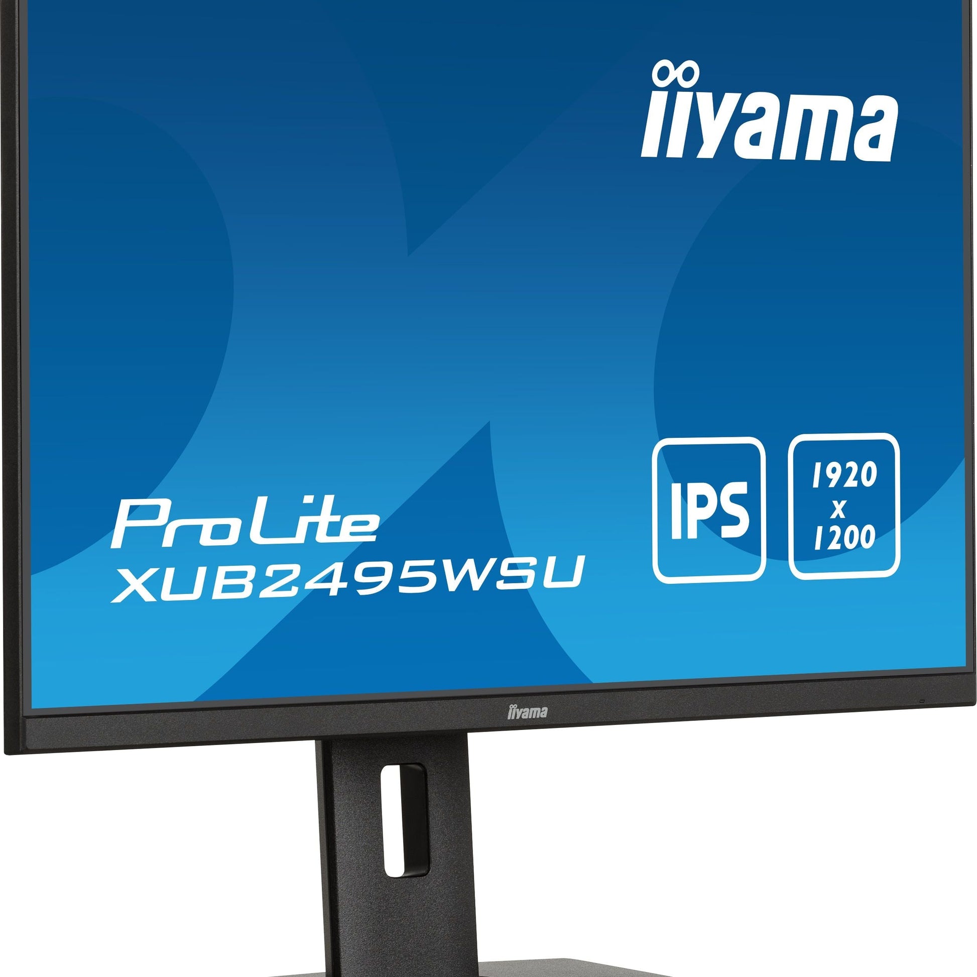 Dark Cyan iiyama ProLite XUB2495WSU-B7 computer monitor 61 cm (24") 1920 x 1200 pixels 4K Ultra HD LED Black