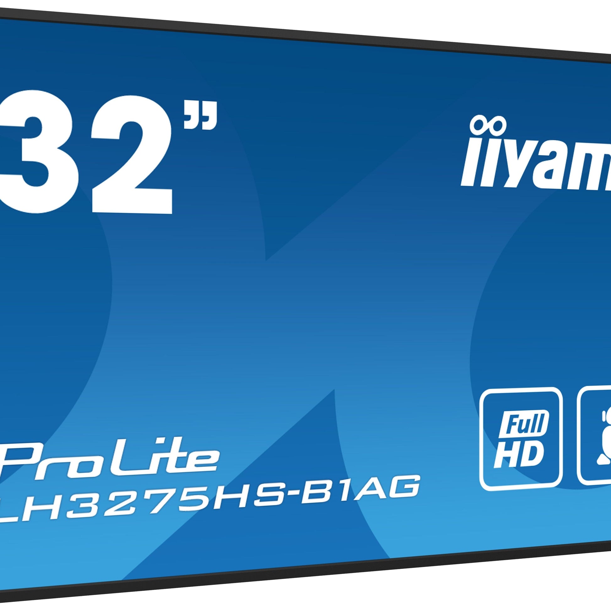 Dark Cyan iiyama ProLite Digital signage flat panel 81.3 cm (32") LCD Wi-Fi 500 cd/m² Full HD Black Built-in processor Android 11 24/7