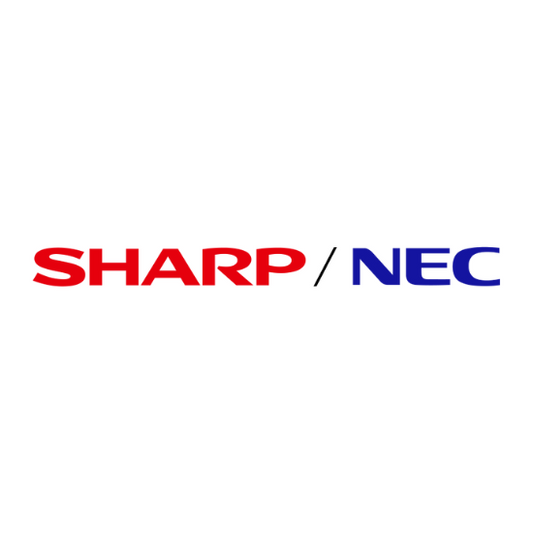 Red Sharp NEC SP-4046PV Speakers with Attachment Brackets