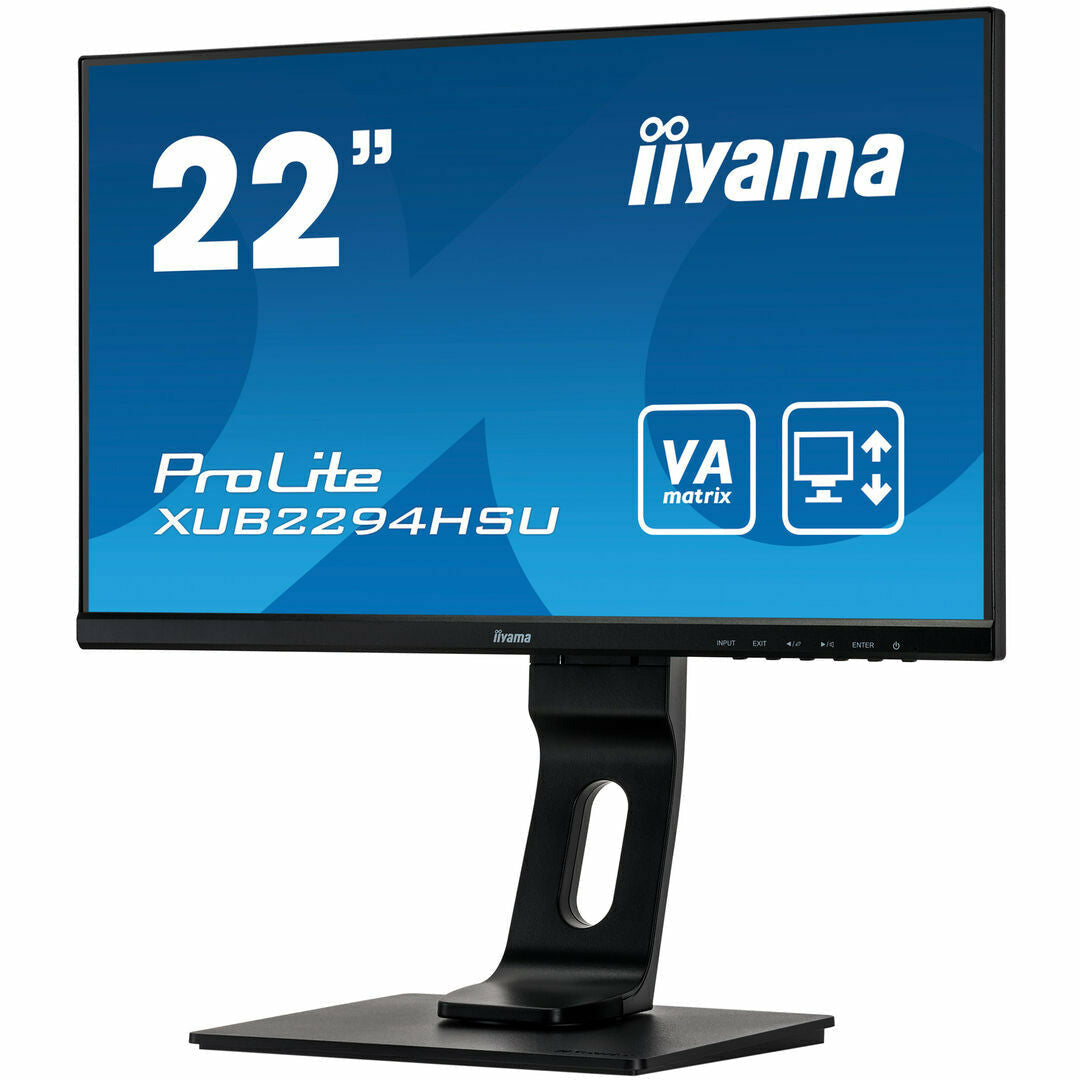 Dark Cyan iiyama ProLite XUB2294HSU-B1 22" LCD HD Monitor