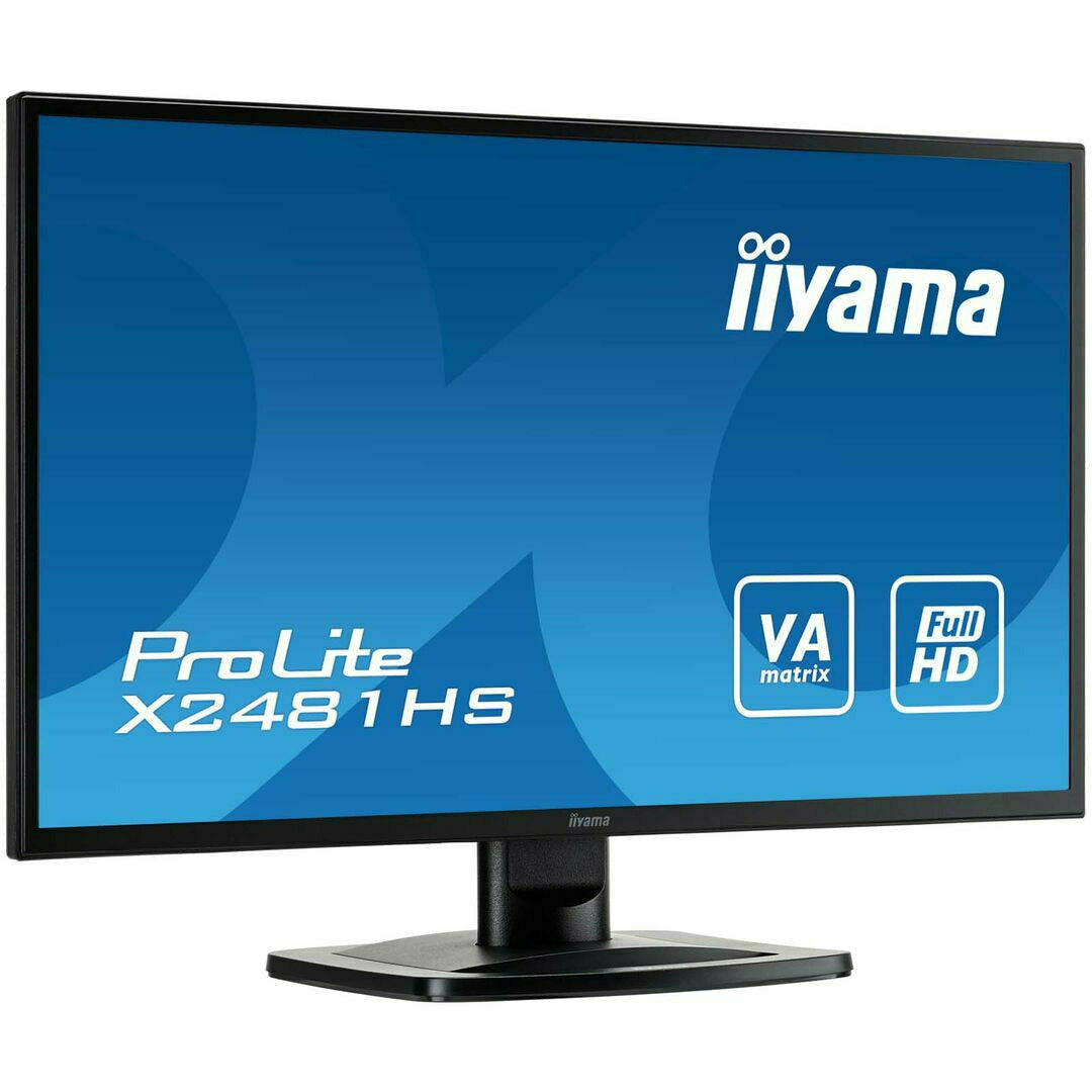 Dark Cyan iiyama ProLite X2481HS-B1 24" LED Display