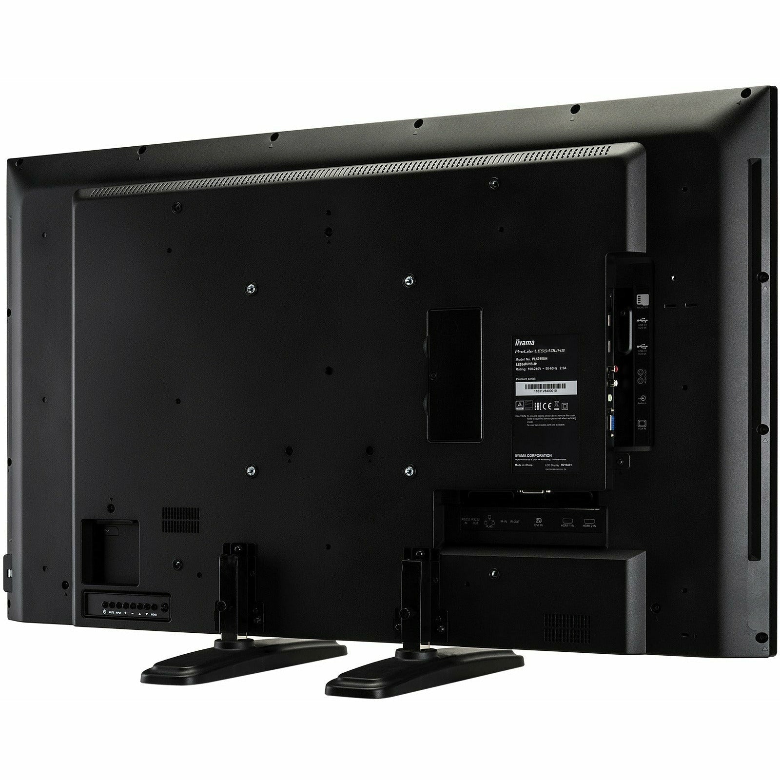 Black Iiyama Desk Stand Feet for ProLite LE43/48/50/5540S/UHS, LH42/49/5581S and LH42/49/5582SB