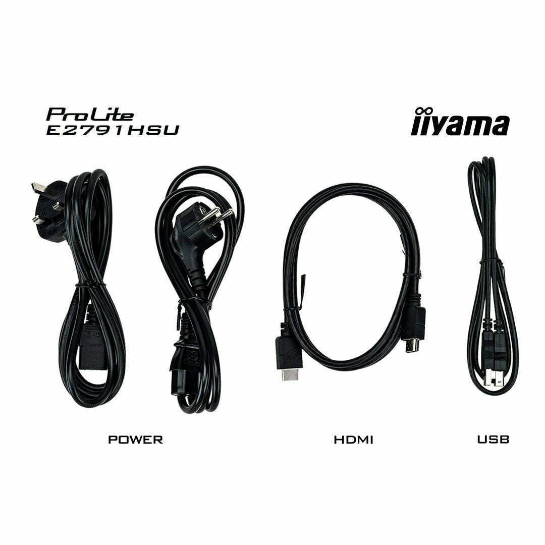 Black iiyama ProLite E2791HSU-B1 27" HD Monitor