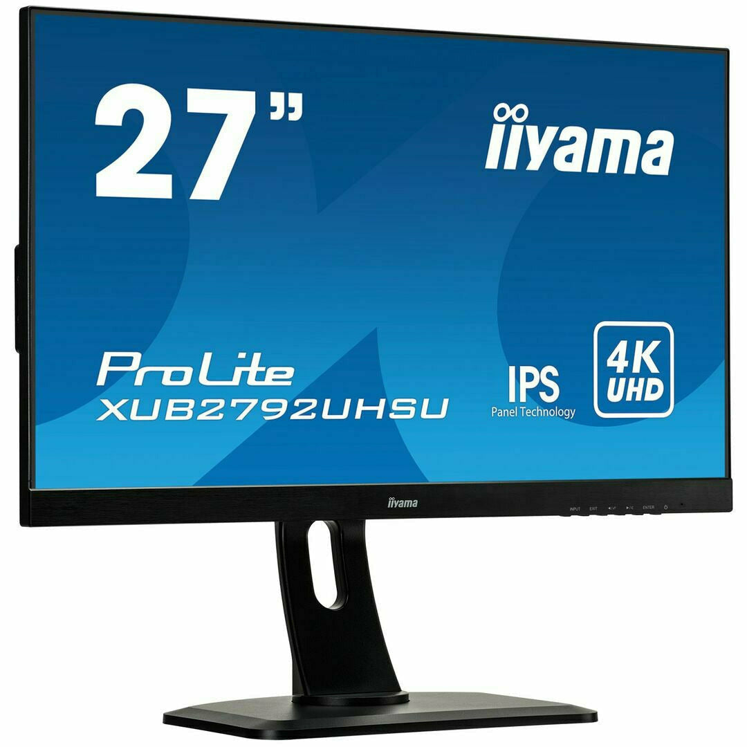 Dark Cyan iiyama ProLite XUB2792UHSU-B1 27" IPS 4K Monitor