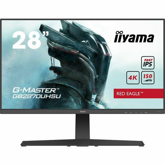 Light Gray iiyama G-Master GB2870UHSU-B1 Red Eagle 28" Fast (FLC) IPS, 150Hz, 1ms, 4K UHD 3840x2160 Gaming Display with Height Adjustable Stand