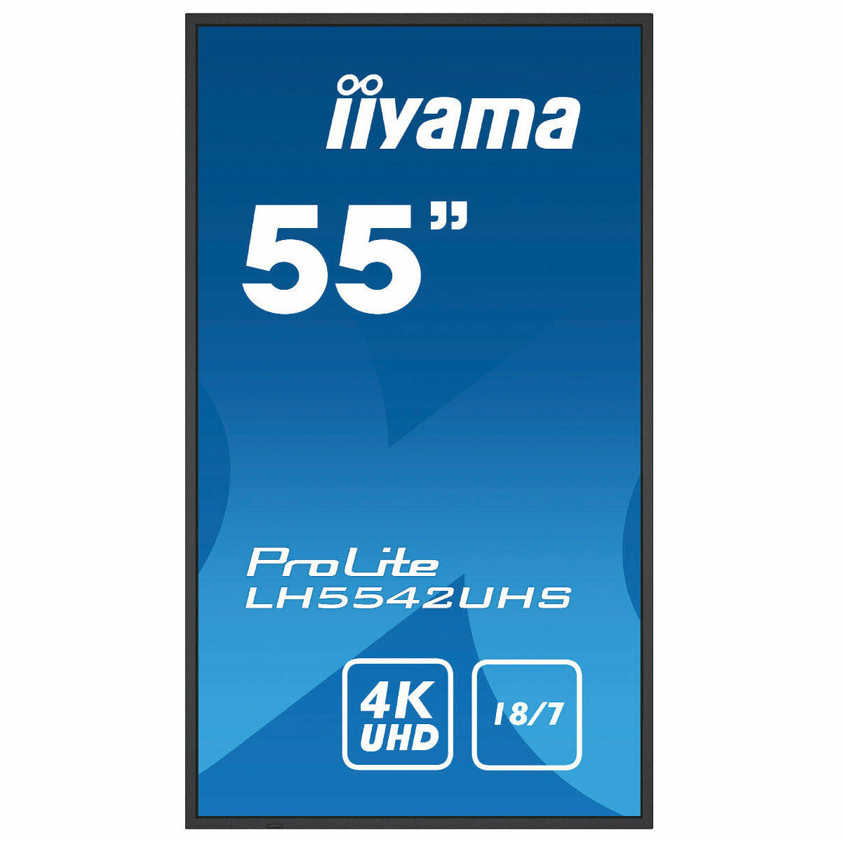 Dark Cyan iiyama ProLite LH5542UHS-B3 55" IPS 4K LFD 18/7 with Android 8.0 and iiyama N-sign integrated Signage Platform