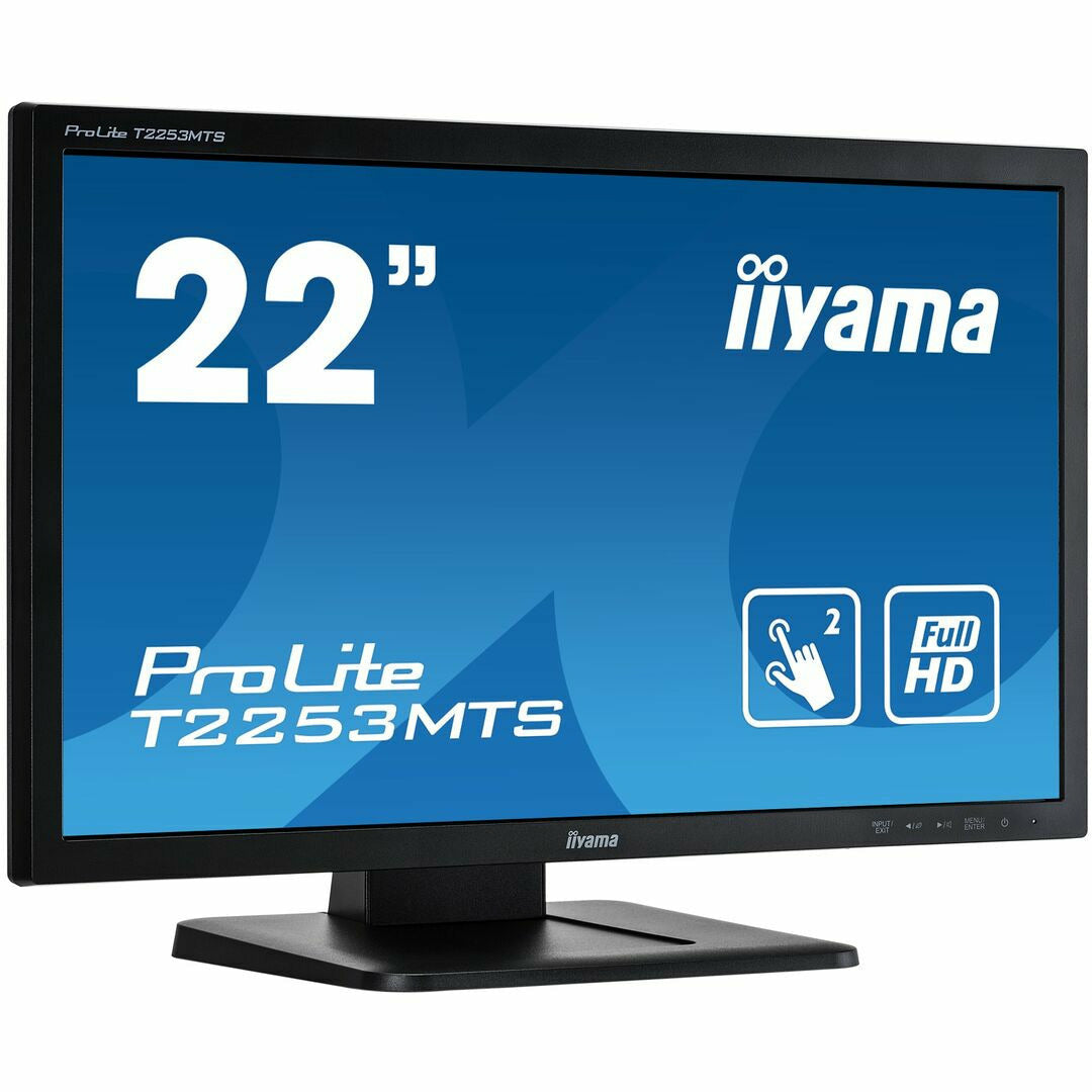 Dark Cyan iiyama ProLite T2253MTS-B1 21.5" Optical Touch Screen Display