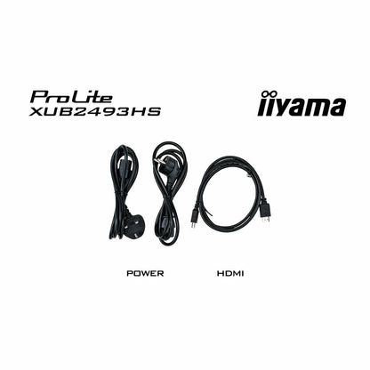 Lavender iiyama ProLite XUB2493HS-B4 24" IPS LCD Monitor with Height Adjust Stand