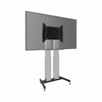 Light Slate Gray iiyama XL Floor Cart with Electronic Lift and Wheels for up to 98" LFD or LFD Touch