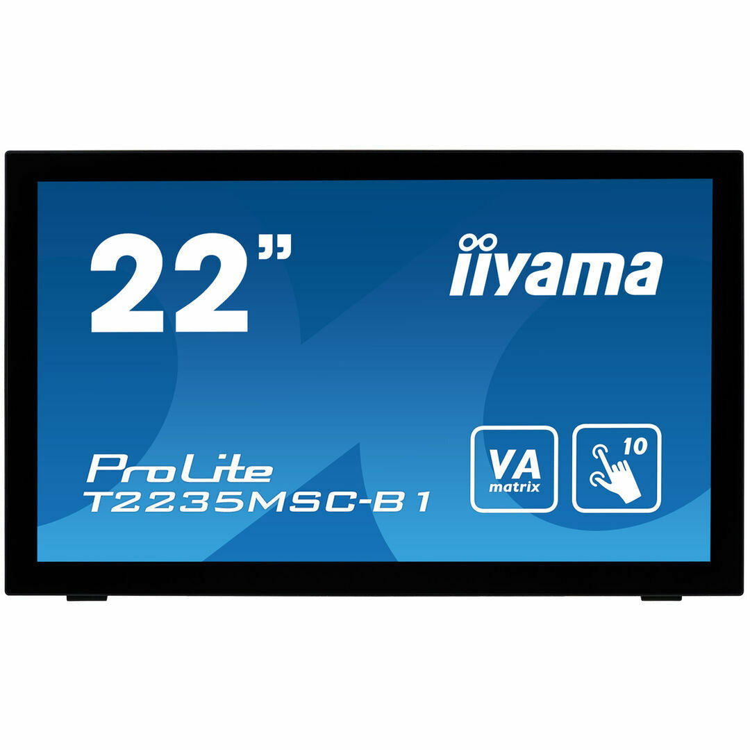 Dark Cyan iiyama ProLite T2235MSC-B1 22" Touch Screen Display