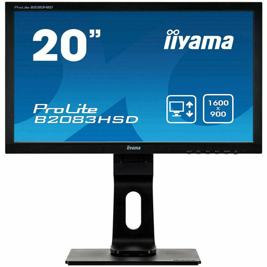 Dark Cyan iiyama ProLite B2083HSD-B1 20" LED-backlit Monitor