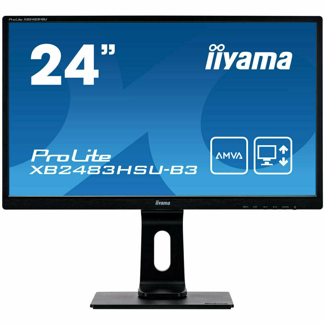 Dark Cyan iiyama ProLite XB2483HSU-B3 24" LED Display (EOL)